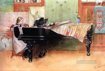 スケールを演奏するスカルルナ カール・ラーソン Oil Paintings